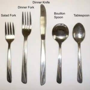 SILVERWARE, FORK, SALAD S.S.