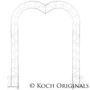 ARCH, CHROME HEART-SHAPED