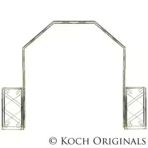 ARCH, OCTAGON W/ SIDE STANDS