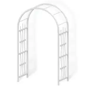 ARCH, WHITE PLASTIC GARDEN (LIGHT)