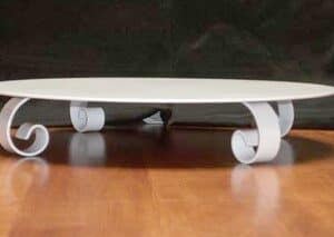 CAKE STAND 16", WHITE