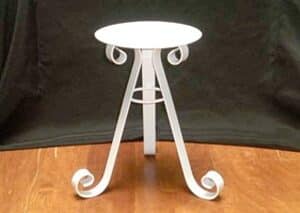 CAKE STAND 8", WHITE