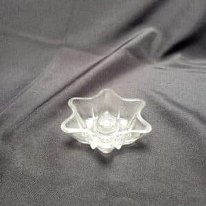 CANDLE HOLDER, SINGLE GLASS