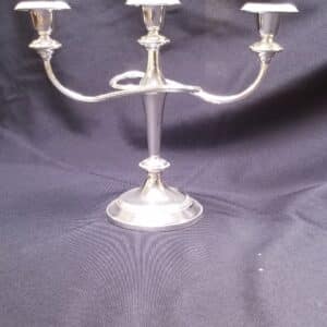 CANDLEABRA, 3 STEM SILVER (TABLETOP)
