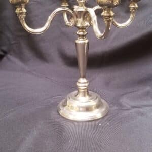 CANDLEABRA, 5 STEM SILVER (TABLETOP)
