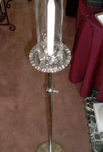 CANDLEABRA, AISLE FREESTAND CHROME