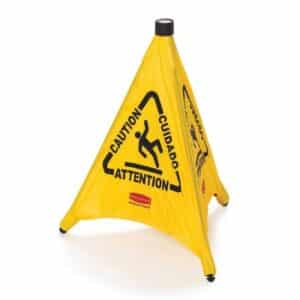 CAUTION WET FLOOR SIGN