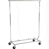 COAT RACK, 6' ON WHEELS
