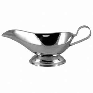 GRAVY BOAT, STAINLESS STEEL
