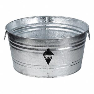 TUB, METAL 27"D X 12"H