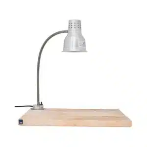 HEAT LAMP, W/ CUTTING BOARD