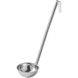 LADLE, 8 OZ. STAINLESS STEEL