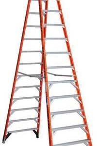 LADDER, 14' STEP FIBERGLASS