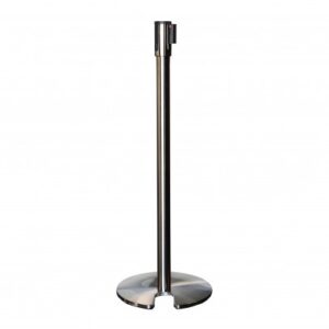 AISLE STANCHION CHROME WITH 8' BELT